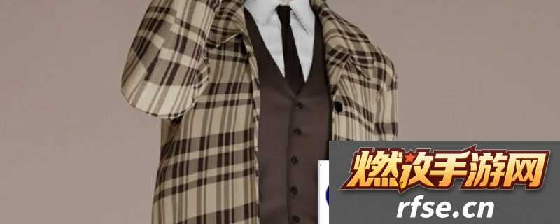 inZOI卡其色格子风衣服装分享